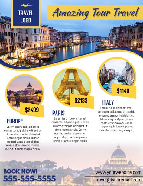 Travel Brochure Design, Tour Manager, Invert Colors, Ocean Cruise, Holiday Packages, Air Tickets, Europe Tours, Travel World, Travel Logo