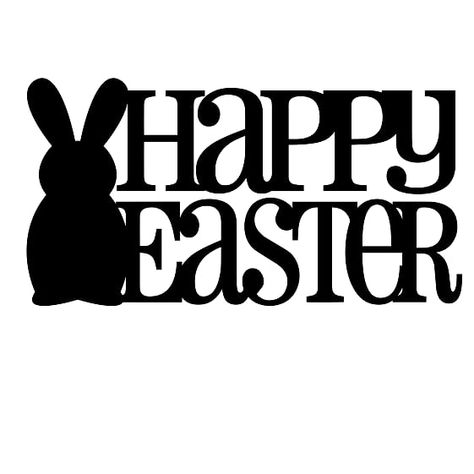 Free Easter Svg, Easter Cricut, Scrapbook Overlay, Easter Svg Files, Happy Easter Svg, Stencils For Wood Signs, Decorative Hand Towels, Easter Images, Silhouette Stencil