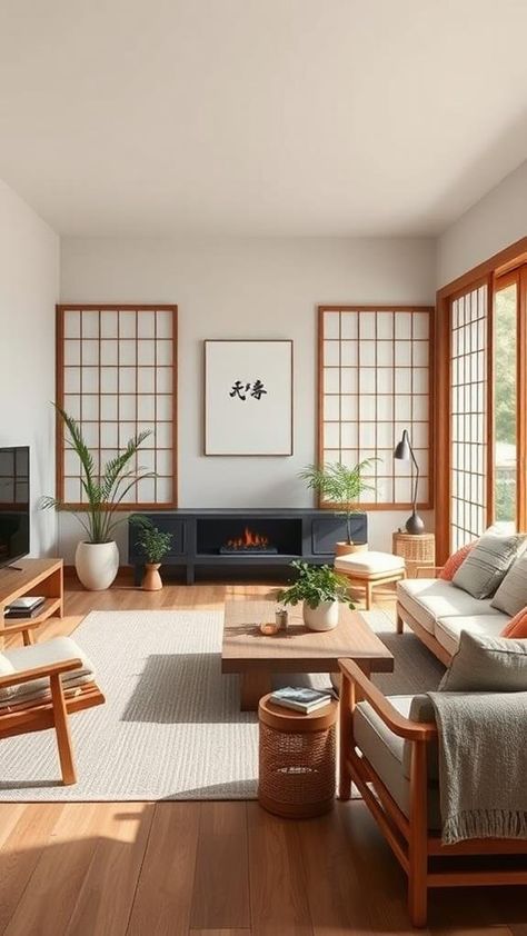 How to Achieve Japandi Interiors? Lagom Interior Design, Japandi Room Design, Japandi Colorful, Japandi Home Design, Minimal Japanese Interior, Japanese Minimalism Interior, Japan Design Interior, Japandi Interior Design Living Room, Colorful Scandinavian Interior