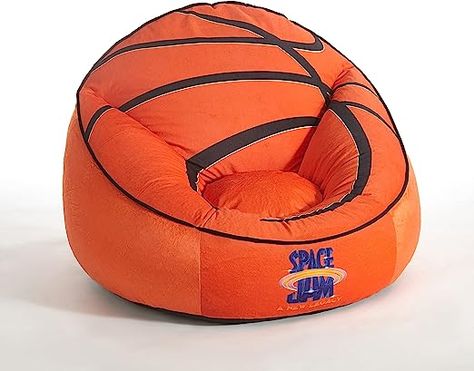 Sent this off with my college bound son he loves it Space Jam Theme, Basketball Room, Bean Bag Chair Kids, Space Jam, Bag Chair, Sports Bar, Bugs Bunny, Lebron James, Bean Bag