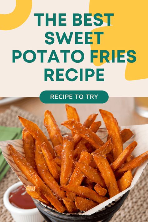 Easy Homemade Sweet Potato Fries Roasting Sweet Potatoes, Spicy Sweet Potato Soup, Homemade Sweet Potato Fries, Sweet Potato Recipes Fries, Sweet Potato Kale, Sweet Potato Brownies, Sweet Potato Hash, Air Fryer Dinner Recipes, Potato Fries