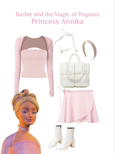 Barbie Magic Of Pegasus, Barbie Pegasus, Magic Of Pegasus, Barbie Fairytopia, Outing Outfit, Movie Inspired Outfits, Barbie Cartoon, Barbie Costume, Concept Clothing