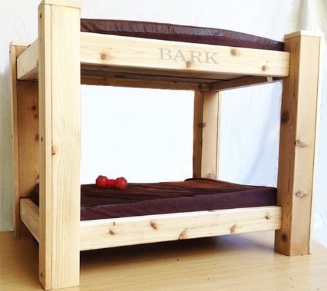 Pet Bunk Bed, Dog Bunk Beds, Pallet Dog Beds, Bunk Bed Plans, Diy Bunk Bed, Diy Dog Bed, Dog Rooms, Dog Furniture, Big Dog