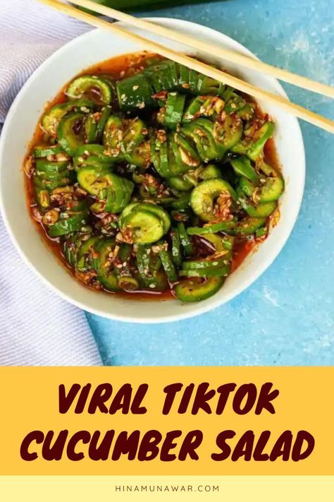 Light and flavorful, this TikTok cucumber salad has taken the internet by storm. With a mix of tangy and spicy seasonings, it’s an easy crowd-pleaser.

cucumber salad asian dressing | cucumber salad asian healthy | cucumber salad asian sweet | cucumber salad tiktok recipe | cucumber salad tiktok salmon | spicy cucumber salad tiktok | tiktok asian cucumber salad | cucumber sweet pepper salad tiktok | how to make the tiktok cucumber salad | korean cucumber salad tiktok | cucumber salad recipes tiktok | viral tiktok cucumber & bell pepper salad | cucumber pepper salad tiktok | persian cucumber salad greek yogurt | cucumber salad vinegar greek yogurt | creamy cucumber salad vinegar greek yogurt | cucumber salad using greek yogurt Cucumber Salad Greek Yogurt, Cucumber Salad With Greek Yogurt, Cucumber Salad Asian, Greek Yogurt Cucumber Salad, Tiktok Cucumber, Salad Tiktok, Recipes Cucumber, Raw Salad Recipes, Salad Asian