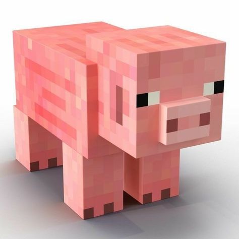 Farm Ideas Minecraft, Minecraft Party Decorations, Minecraft Pig, Minecraft Birthday Cake, Minecraft Printables, Safari Animals Birthday, Minecraft Theme, Disney Cars Party, Pig Farm