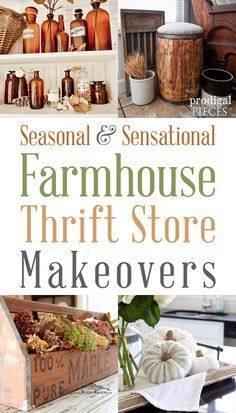 Cheap Furniture Makeover, Farmhouse Thrift Store Makeovers, Easy Furniture Makeover, Diy Furniture Makeover Ideas, Thrift Store Upcycle, Thrift Store Makeover, Thrift Store Diy, Thrift Store Decor, Thrift Store Shopping