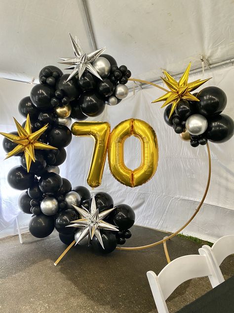 Event Rentals – WOW Party Art Decoration Backdrop Ideas, Party Ideas Black And Gold, Birthday Party Ideas Black, Backdrop Ideas Party, 70 Birthday Party Ideas, Boxwood Hedge Backdrop, Birthday Party Ideas Adult, Number Backdrop, Balloon Backdrop Ideas