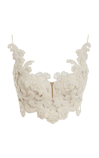 Zimmermann Fashion Collections | Moda Operandi Lace Bodice Top, Mode Hippie, Bodice Top, Estilo Hippie, Costume Intero, Velvet Lace, Lace Bodice, White Fashion, Lace Tops