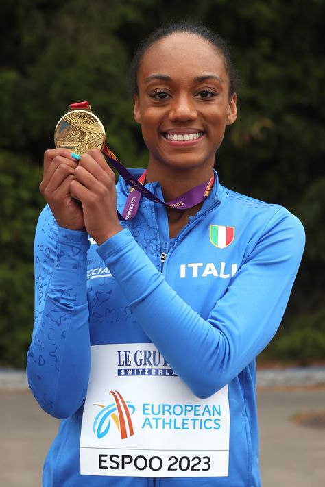 Larissa Iapichino (Italy) 🥇 Long Jump • 2023 European Championships U23 (Espoo) Long Jump, Athletic Girls, European Championships, Sporty Girls, Body Reference, Action Poses, Sports Photography, Photos Of Women, Female Poses