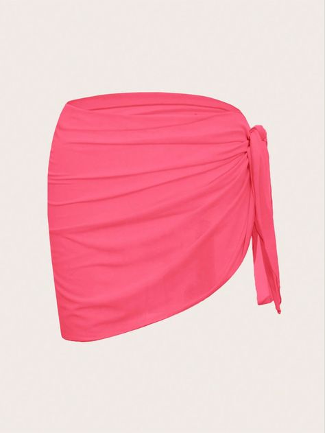 Shein Codes, Black Hollywood, Coverup Skirt, Beach Skirt, Rainbow High, Pink Collar, Pink Collars, Cover Ups, Beach Look