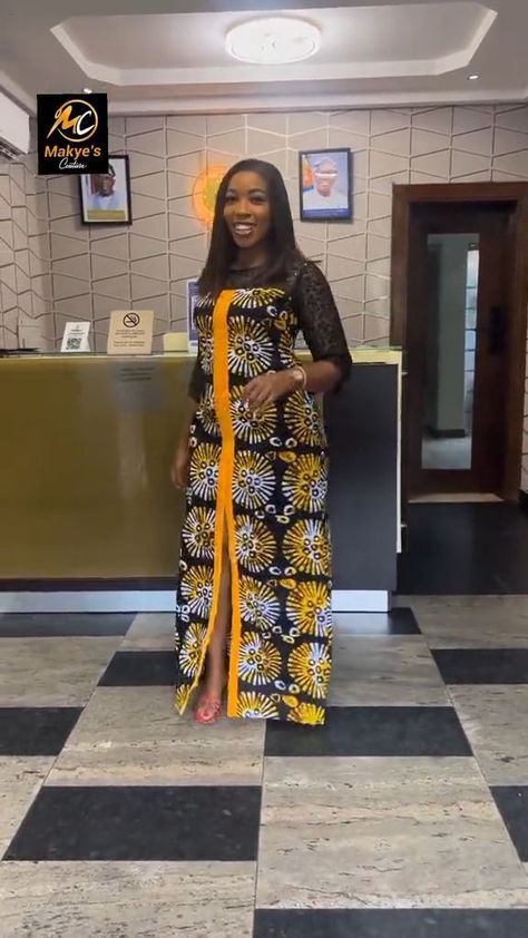 African Fabric Dress, Modest Dresses Fashion, Long African Dresses, African Print Dress Ankara, Best African Dresses, African Inspired Clothing, African Print Dress Designs, African Maxi Dresses, African Fashion Traditional