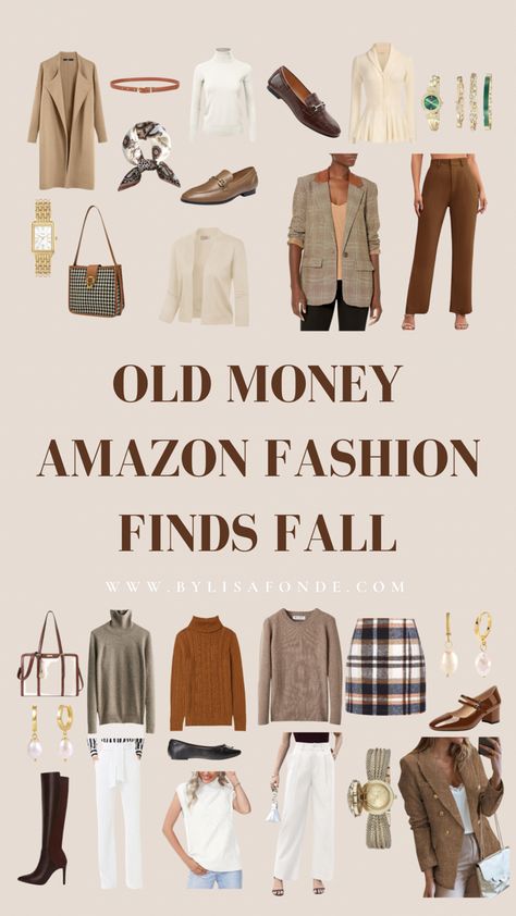 Find the best old money Amazon fashion finds for fall 2023 in this article. Old money aesthetic fall. Old money style fall. Old money fall outfits. Old money amazon. Classy Amazon finds fall. Best Amazon Clothing Finds Fall. Old Money Outfit Amazon, Old Money Style Capsule Wardrobe, Old Money Aesthetic Amazon Finds, Fall Outfits Old Money Aesthetic, Old Money Outfits Women Fall, Amazon Old Money Outfits, Classic Fall Outfits 2024, British Old Money Outfits, Classy Amazon Finds