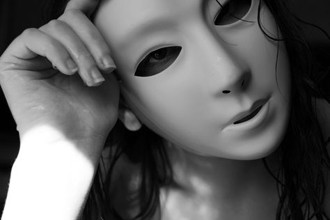 http://artofaviya.deviantart.com/art/White-Mask-6-373945894 Mask Outfit, Mask Aesthetic, White Mask, A Mask, Mask, White