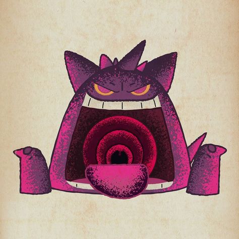 Gigantamax Gengar, Gengar Art, Ganger Pokemon Wallpaper, Gengar Haunter Gastly Tattoo, Fan Made Gigantamax Pokemon, Pokemon Gengar Cute, Shiny Gengar, Ghastly Haunter Gengar Tattoo, Gastly Pokemon