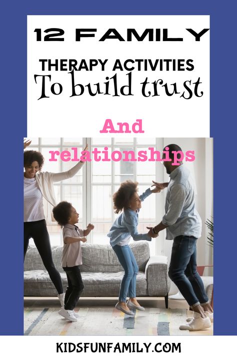 🍀 To restore a healthy family dynamic, family bonding activities help you cooperate, share your emotions, and build trust and overall relationships. ⭐️✨👭 Family Bonding Activities For Therapy, Family Counseling Activities, Family Therapy Games, Monthly Family Activities, Trust Building Activities, Kids Fun Activities, Family Therapy Activities, Toddler Board, Communication Activities