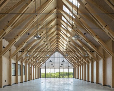 Bee & Pollinator Center Hall Ceiling, Minnesota Landscape, Minnesota Landscaping, Timber Architecture, Architect Magazine, Its 2017, Wood Building, Wood Architecture, Nature Architecture