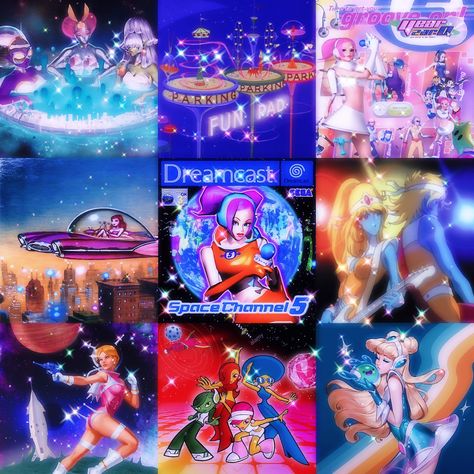 Space groove, dosco space, mods in space, retro futurism, Space Channel 5 Early 2000s Futurism, Space Groove Aesthetic, Ulala Space Channel 5 Art, Space Channel 5 Aesthetic, 90s Alien Aesthetic, Ulala Space Channel 5 Icon, Y2k Space Aesthetic, Space Retro Aesthetic, 90s Futurism