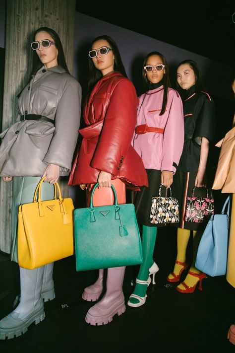 Backstage at the Prada AW20 fashion show | Dazed Prada 2020, Prada Runway, Fashion Show Backstage, Fashion Dream Job, Gigi Hadid Outfits, Models Backstage, Fashion Promotion, Prada Fashion, Fashion Articles