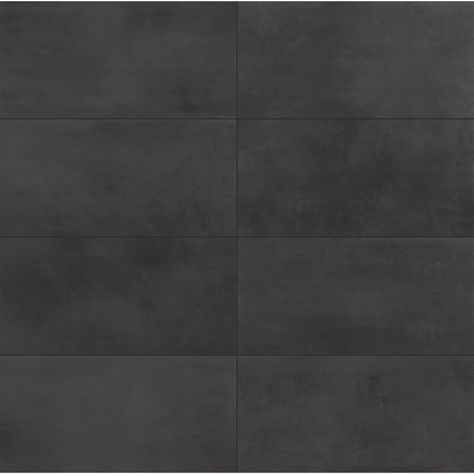 Black Tile Bathroom Floor, Black Tile Bathrooms, Tiles Material, Black Floor Tiles, Elegant Tiles, Matte Tile, Tile Texture, Ceramic Subway Tile, Color Pallete