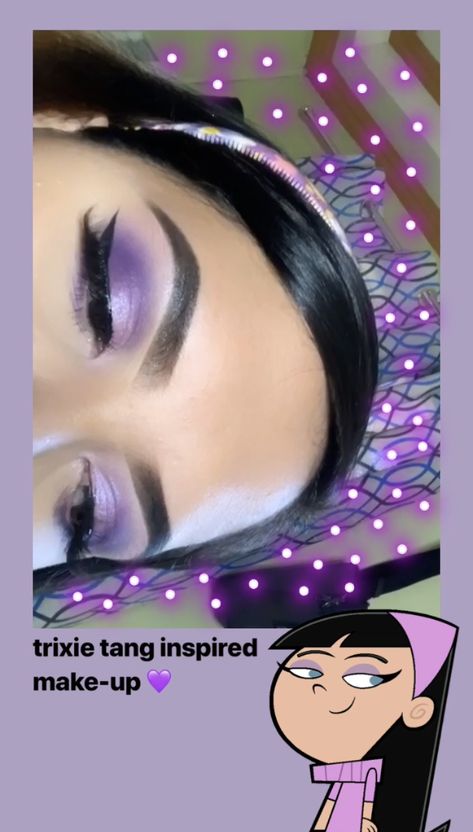 Trixie Tang Costume Makeup, Trixie Tang And Veronica Costume, Trixie Tang Makeup, Trixie And Veronica Costume, Trixie Tang Costume, Trixie Costume, Trixie Tang, Timmy Turner, Pretty Halloween Costumes