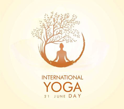 Illustration of woman for international ... | Premium Vector #Freepik #vector #yoga-day #yoga #yoga-silhouette #meditation International Yoga Day Poster Design, Yog Divas Image, World Yoga Day Creative Ads, International Yoga Day Creative Ads, International Yoga Day Creative, Yoga Day Creative Ads, Yoga Day Creative, Silhouette Yoga, Yoga Silhouette