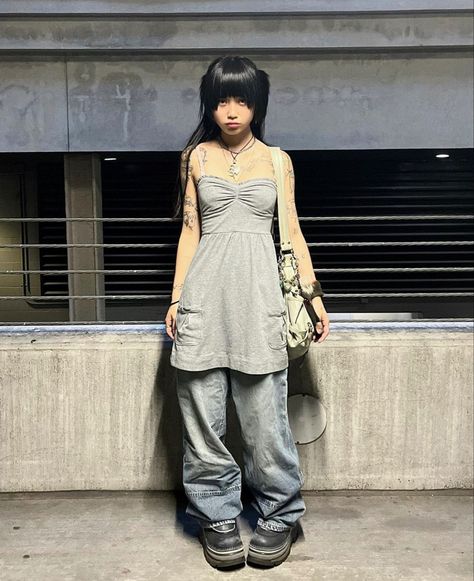 Dress Over Jeans, 2000s Japanese Fashion, Dream Outfits, Dream Style, Mode Inspo, Really Cute Outfits, Bedroom Inspo, Dream Clothes, Fashion Killa