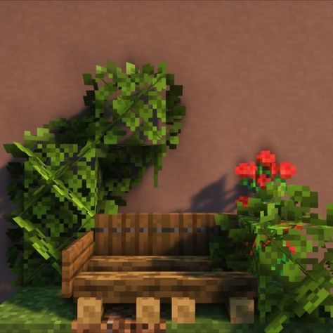 Minecraft Bench, Minecraft Garden, Minecraft Decoration, Rumah Minecraft Sederhana, Bangunan Minecraft, Minecraft Farm, Minecraft Cottage, Minecraft House Tutorials, Easy Minecraft Houses