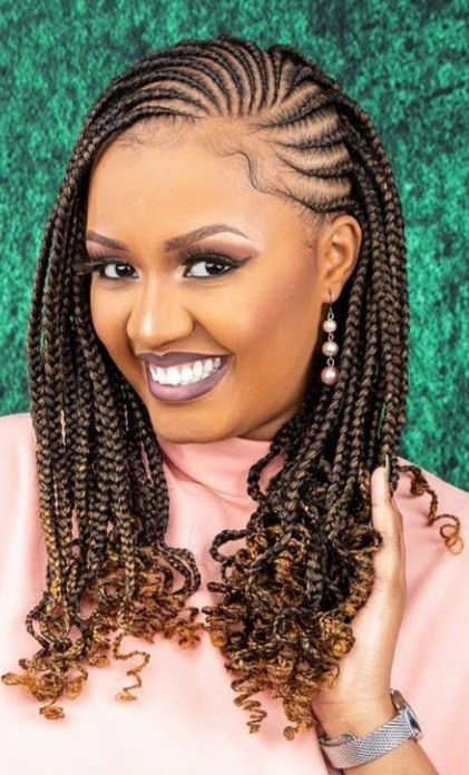 Twists Hairstyles, Cornrows Braids For Black Women, Bob Braids Hairstyles, Small Box Braids, Beauty Space, Short Box Braids Hairstyles, Braided Hairstyles For Black Women Cornrows, Twisted Hair, Short Box Braids