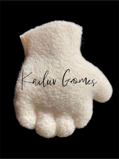 DIY Gnome Hands, Pattern Hands, PDF Pattern and Tutorial, How to Make Gnome Hands, Gnome Hands, Gnome Mitten, Doll Making, Sewing Pattern - Etsy UK Gnome Hands, Diy Gnome Doll, Hands Tutorial, Dolls Handmade Diy, Diy Gnome, Tutorial Sewing, Serger Sewing, Baby Doll Pattern, Mixed Media Crafts