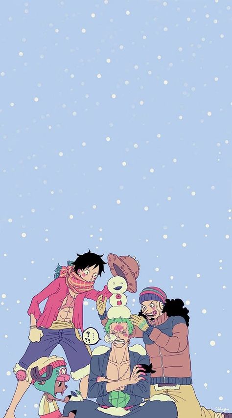 One Piece Cute Wallpaper, One Piece Christmas Wallpaper, Christmas Anime Wallpaper, Christmas One Piece, One Piece Christmas, Uicideboy Wallpaper, Christmas Lockscreen, Anime Wall Prints !!, Photo Polaroid