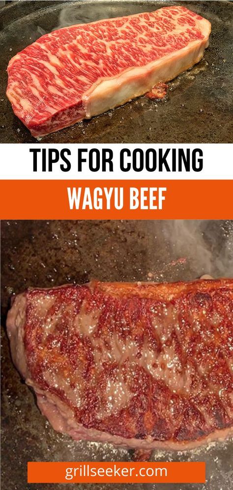 Today, we’re going to talk about the best way to cook wagyu beef and I don’t recommend grilling it. I always recommend taking a steak out of the fridge for an hour or so before cooking it. By bringing the steak up to room temperature you’re creating the best possible scenario for it to cook evenly. Wagyu Tri Tip Recipe, Wagyu Beef Side Dishes, Wagyu Beef Recipe Dishes, Wagyu Steak Dinner, Best Way To Cook Wagyu Steak, Japanese Wagyu Steak, Good Steak Recipes, Grilled Beef Recipes, Grilled Dinner Recipes