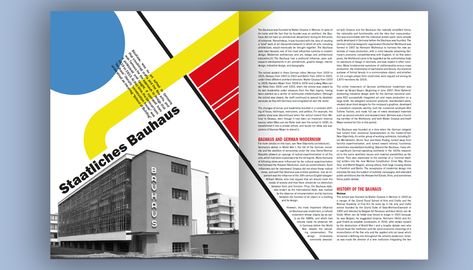 Check out this @Behance project: "Bauhaus magazine layout - School project" https://www.behance.net/gallery/45551017/Bauhaus-magazine-layout-School-project Bauhaus Magazine, Bauhaus Graphic Design, Indesign Layout, Minimalist Poster Design, 잡지 레이아웃, Graphic Design School, Page Layout Design, Architecture Concept Diagram, Booklet Design