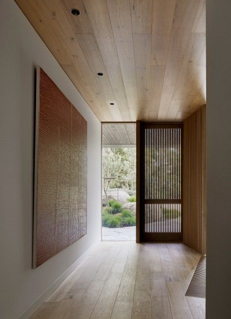 Timber Ceiling, Architecture Wallpaper, Interior Minimalista, Mornington Peninsula, Courtyard House, Durban, Oak Floors, Cheap Home Decor, House Inspo