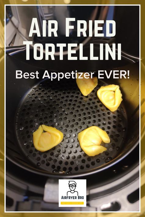 You may think I am crazy telling you to put tortellini in your air fryer, but trust me it's amazing. You will get a crispy pasta delight that would make the ideal snack at any party!! Air Fried Tortellini, Air Fryer Tortellini, Fried Tortellini, Crispy Pasta, Best Appetizers Ever, Best Appetizer, I Am Crazy, Air Fryer Oven, Veggie Pasta