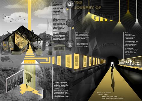 Light Museum Architecture, Visual Narrative Architecture, Architecture Display Exhibitions, Architecture Light Diagram, Light Studies Architecture, Lighting In Architecture, Light Architecture Concept, Architecture Narrative, Narrative Architecture