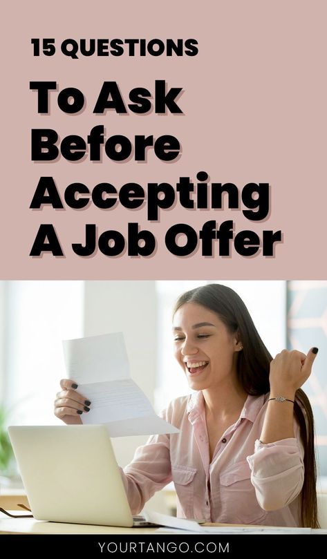 What To Ask During A Job Interview, Accepting A Job Offer Email, How To Ask For More Money At A Job Offer, Job Questions, Questions To Ask Employer, Work Issues, Job Interview Prep, Hunting Ideas, Job Interview Advice