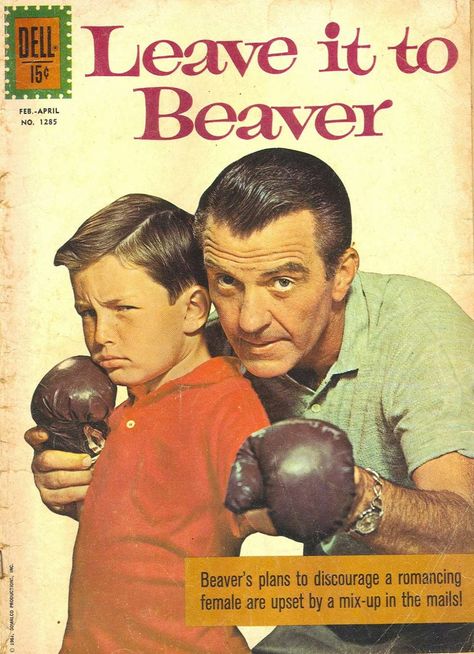 1285 - Leave It to Beaver (Dell Comics / Western Publishing) Wally Cleaver, Hugh Beaumont, Jerry Mathers, Tony Dow, Dell Comic, Leave It To Beaver, Beverly Cleary, Dennis The Menace, Book Categories