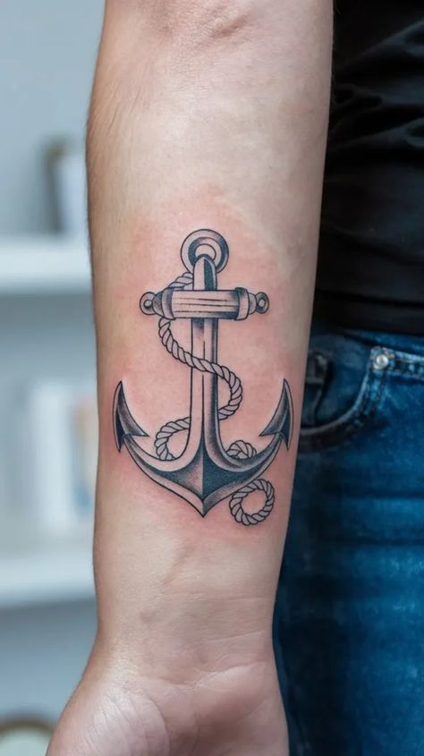 Anchor Tattoo Design, Cosmic Connection, Protective Charms, Couples Tattoo Designs, Anchor Tattoos, Anchor Tattoo, Heart Symbol, Elegant Look, Abstract Tattoo