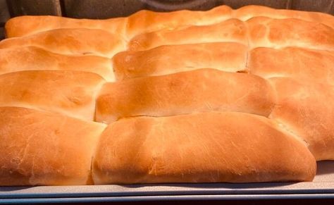 Sourdough Starter Pepperoni Rolls | | wvnews.com Pepperoni Bread, Pepperoni Recipes, Recipe Using Sourdough Starter, Sourdough Rolls, Pepperoni Rolls, Artisan Bread Recipes, Sourdough Starter Recipe, Jelly Roll Pan, Brick Oven