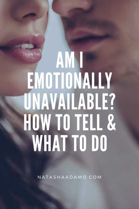 If you're not asking yourself "am I emotionally unavailable?" you have no business wondering if anyone else is.    Here's how to tell if you're emotionally unavailable & how to fix it so you can change your life, your luck and start calling your own shots. via @natasha_adamo Am I Emotionally Unavailable, Lesson Learned, Relationship Stuff, Listening Ears, Emotionally Unavailable, Physical Intimacy, No One Is Perfect, Types Of Relationships, Broken Hearts