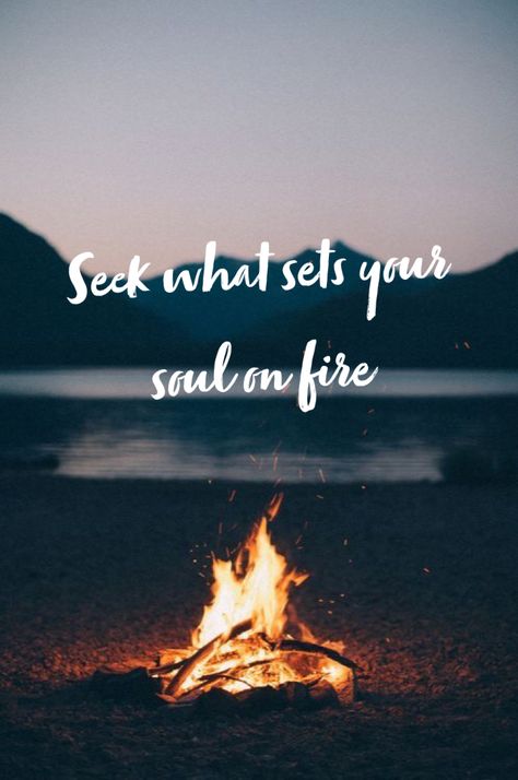 Seek what sets your soul on fire Set A Fire Down In My Soul, Find What Sets Your Soul On Fire, Seek What Sets Your Soul On Fire, What Sets Your Soul On Fire, Do What Sets Your Soul On Fire, Short Quotation Inspirational, Set Your Soul On Fire Quotes, Fire In Her Soul Quotes, Set My Soul On Fire