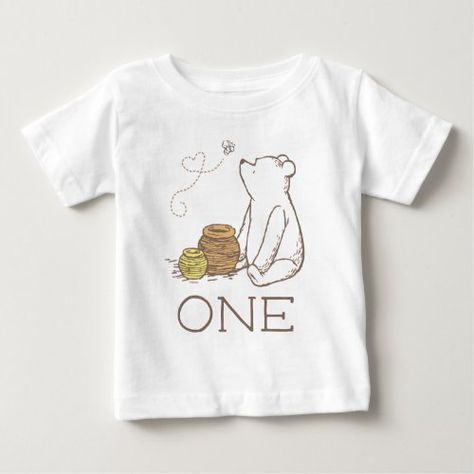 $16.65 | Classic Winnie the Pooh | 1st Birthday - One #disney, winnie the pooh, pooh, birthday shirt, birthday, winnie the pooh birthday, pooh birthday, classic winnie the pooh, classic pooh, one Winnie The Pooh First Birthday Shirt, Winnie The Pooh First Birthday, Winnie The Pooh 1st Birthday, Pooh First Birthday, Pooh Shirt, It's My Birthday Shirt, Winnie The Pooh Shirt, Pooh Birthday, Forest Birthday