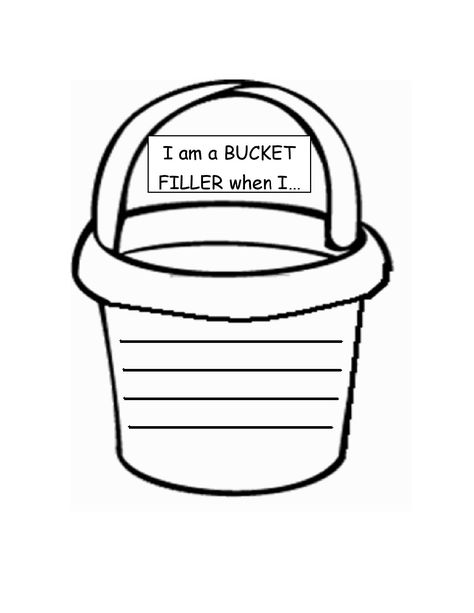 Bucket Filler Worksheet, Bucket Filling Activities, Bucket Filling Classroom, Bucket Filler Activities, Preschool Friendship, Bucket Fillers, Fill Your Bucket, Kindness Lessons, Buddy System