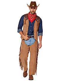 Halloween Party Costume Themes - Spirithalloween.com Party Costume Themes, Wild West Costumes, Costume Party Themes, Cowboy Halloween Costume, Cowboy Attire, Cowboy Chaps, Western Chaps, Halloween Party Costume, Cowboy Costume