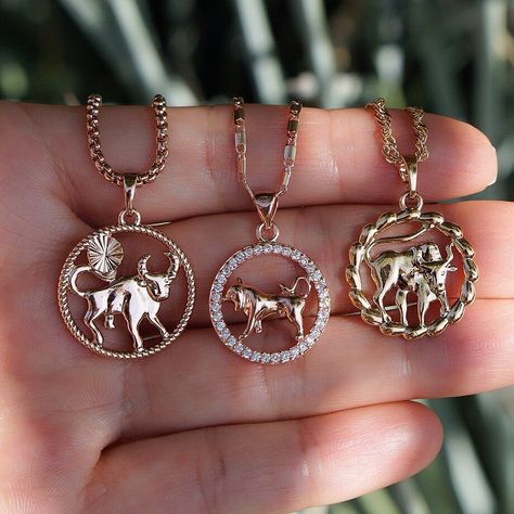 Taurus Pendant, 12 Zodiac, Different Styles, Charm Bracelet, Drop Earrings, Pendant, On Instagram, Instagram