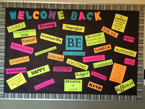 Motivating Bulletin Boards, School Notice Board Decoration, Classroom Charter, Notice Board Decoration, Rainbow Theme Classroom, Focus Walls, English Street, Back To School Crafts For Kids, Elementary Bulletin Boards