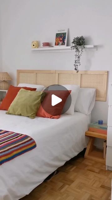 IKEA Hacks & Ideas | Home Inspiration | Houseware & more on Instagram: "💫 IKEA IVAR HEADBOARD ⚒️

Transform your bedroom with this chic and budget-friendly DIY headboard! 🛏️✨ For just €50, you can create a stunning piece using IVAR doors from IKEA. A big thanks to @eugeniaruizjim for the creative idea! 🌟 

#DIYHeadboard #HomeDecor #BudgetFriendly #IKEA #IVAR #BedroomMakeover #InteriorDesign #Crafting #diyproject #ikeahacksandideas 💡" Ikea Ivar Headboard, Headboard Hack, Ikea Hacks Ideas, Creative Headboard, Boho Headboard, Ikea Ivar, Ikea Hack Ideas, Ikea Bed, Diy Headboards