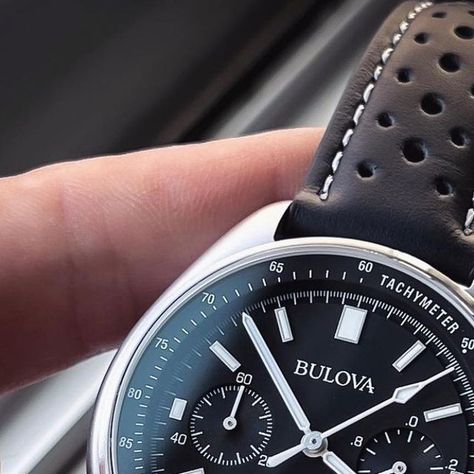 Practical Watch on Instagram: "Gorgeous shot of the @bulova Lunar Pilot🖤🖤🖤 📸 @justanotherticker #wearewristi #watchfamunited" Pilot Watch, Motor Sport, The Unit, On Instagram, Instagram