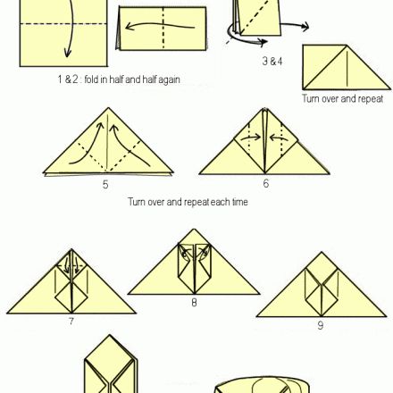 Origami Pikachu, Origami Balloon, Origami Cube, Origami Diagrams, Pokemon Diy, Cute Origami, Origami Bird, Origami Folding, How To Make Origami