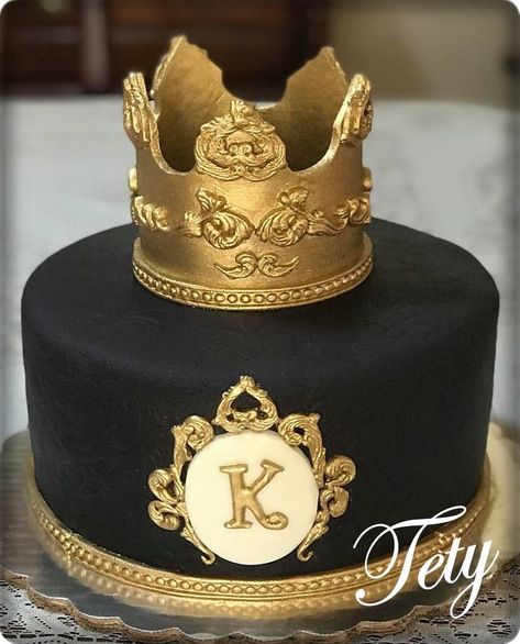 Black And Gold Birthday Cake, Man Cakes, Cake Design For Men, Cars Birthday Cake, Birthday Cake For Husband, Golden Cake, Cake For Husband, Gold Birthday Cake, Unique Birthday Cakes